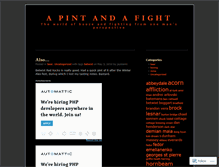 Tablet Screenshot of apintandafight.wordpress.com