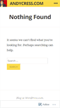 Mobile Screenshot of andycress.wordpress.com