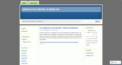 Desktop Screenshot of andalucialiberal.wordpress.com