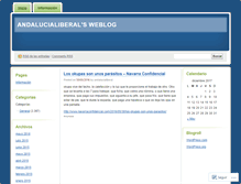 Tablet Screenshot of andalucialiberal.wordpress.com