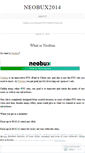 Mobile Screenshot of neobux2014.wordpress.com