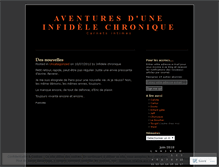 Tablet Screenshot of infidelechronique.wordpress.com