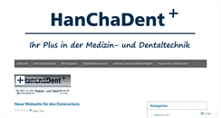 Desktop Screenshot of hanchadent.wordpress.com