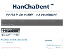 Tablet Screenshot of hanchadent.wordpress.com