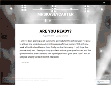 Tablet Screenshot of mrskaseycarter.wordpress.com