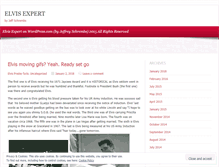 Tablet Screenshot of elvisexpert.wordpress.com