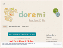 Tablet Screenshot of doremisl.wordpress.com