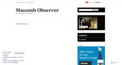 Desktop Screenshot of macombobserver.wordpress.com