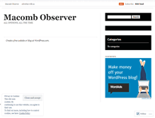 Tablet Screenshot of macombobserver.wordpress.com