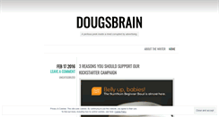 Desktop Screenshot of dougsbrain.wordpress.com