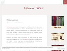 Tablet Screenshot of lamaisonbisoux.wordpress.com