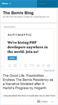 Mobile Screenshot of bemisblog.wordpress.com