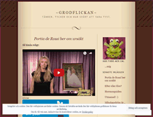 Tablet Screenshot of grodflickan.wordpress.com