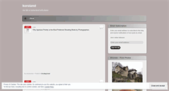 Desktop Screenshot of koroland.wordpress.com