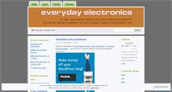 Desktop Screenshot of everydayelectronics.wordpress.com