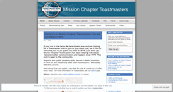 Desktop Screenshot of missiontoastmasters.wordpress.com