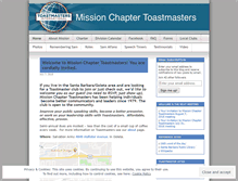 Tablet Screenshot of missiontoastmasters.wordpress.com