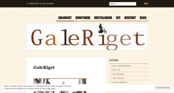 Desktop Screenshot of galeriget.wordpress.com