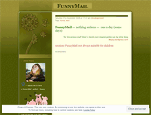 Tablet Screenshot of funnymail.wordpress.com