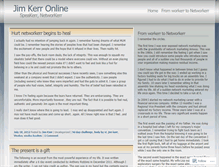 Tablet Screenshot of jimkerr.wordpress.com