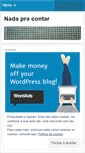 Mobile Screenshot of nadapracontar.wordpress.com