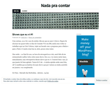 Tablet Screenshot of nadapracontar.wordpress.com