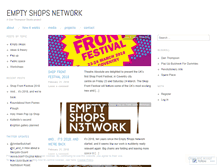 Tablet Screenshot of emptyshops.wordpress.com