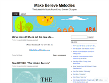 Tablet Screenshot of makebelievemelodies.wordpress.com