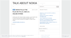 Desktop Screenshot of nokiamoblie241.wordpress.com