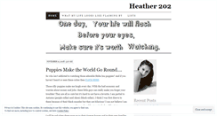 Desktop Screenshot of heather202.wordpress.com