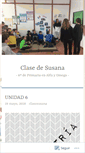 Mobile Screenshot of clasesusana.wordpress.com