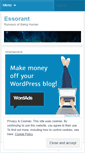 Mobile Screenshot of essorant.wordpress.com
