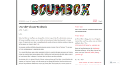 Desktop Screenshot of boumbox.wordpress.com
