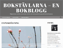 Tablet Screenshot of bokstavlarna.wordpress.com