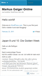 Mobile Screenshot of geigermarkus1904.wordpress.com