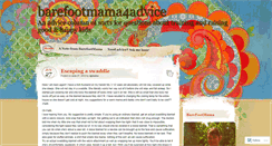 Desktop Screenshot of barefootmama4advice.wordpress.com
