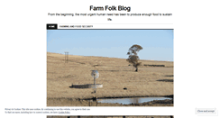 Desktop Screenshot of farmfolkblog.wordpress.com