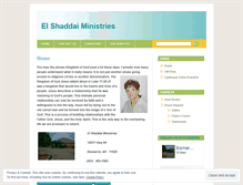 Tablet Screenshot of elshaddaiministriesar.wordpress.com