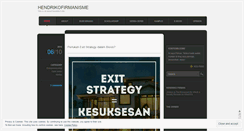 Desktop Screenshot of hendrikofirman.wordpress.com