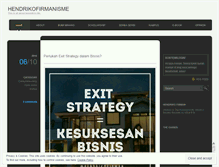 Tablet Screenshot of hendrikofirman.wordpress.com