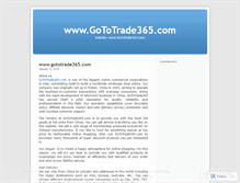 Tablet Screenshot of gototrade365.wordpress.com