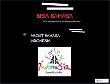 Tablet Screenshot of bisabahasa.wordpress.com