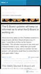 Mobile Screenshot of horizonnewsletter.wordpress.com