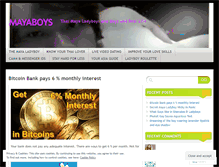 Tablet Screenshot of mayaboys.wordpress.com