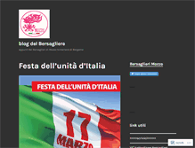 Tablet Screenshot of bersaglieri.wordpress.com