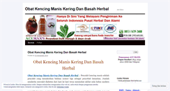 Desktop Screenshot of obatkencingmaniskeringdanbasahherbalblog.wordpress.com
