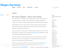 Tablet Screenshot of megansemeraz.wordpress.com