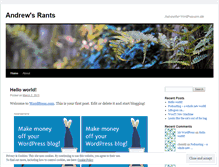 Tablet Screenshot of mrandypuppy.wordpress.com