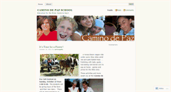 Desktop Screenshot of caminodepazschool.wordpress.com