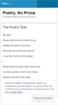 Mobile Screenshot of noprose.wordpress.com